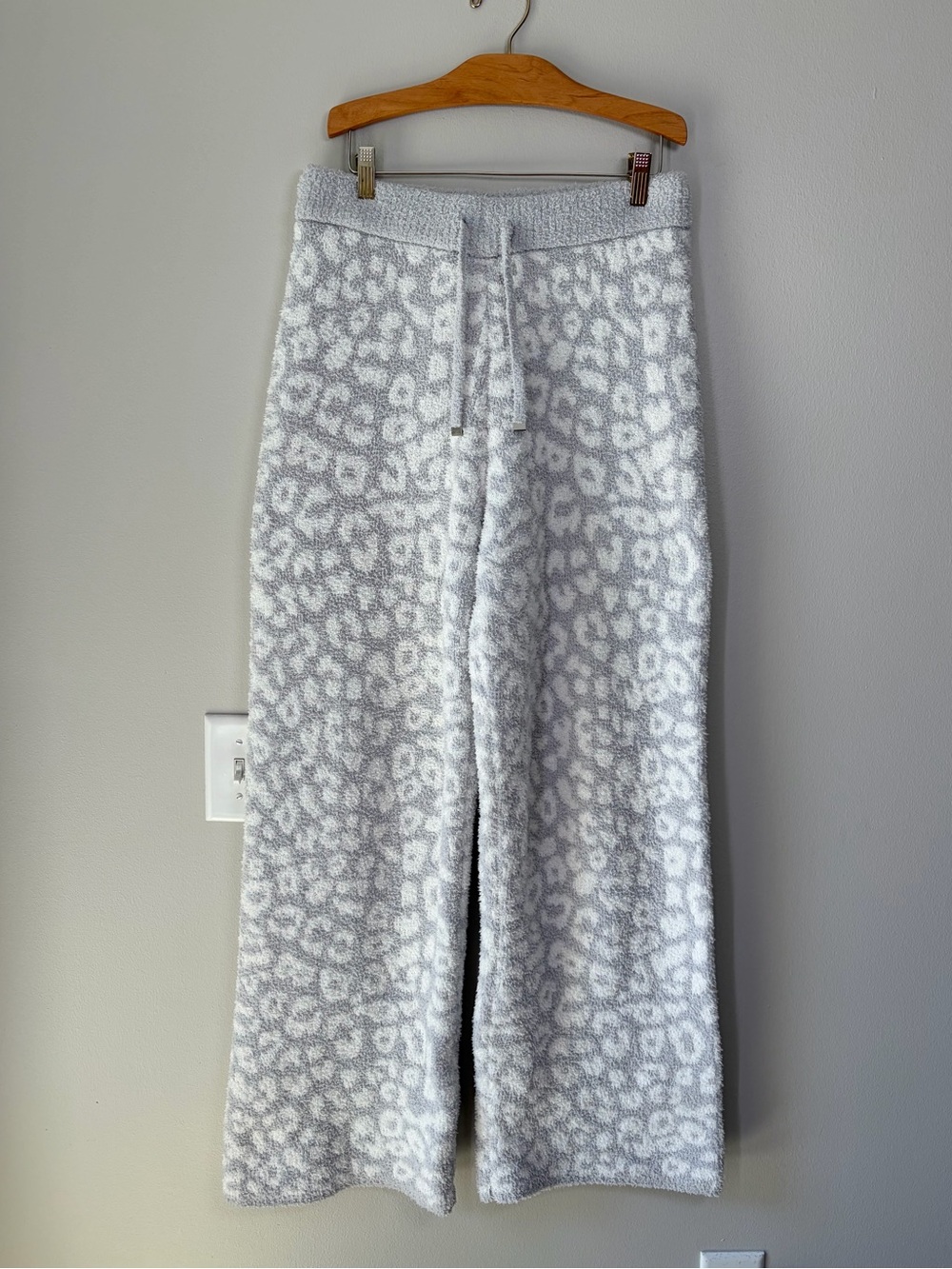 Cupcakes and Cashmere Soft & Cozy Leopard Print Wide Leg Loungewear Pants